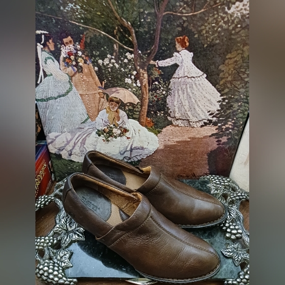 👢Born Handcrafted Shoes size 9 Women Leather Slip On Shoes. NICE GIFT 🎁 - Picture 3 of 13